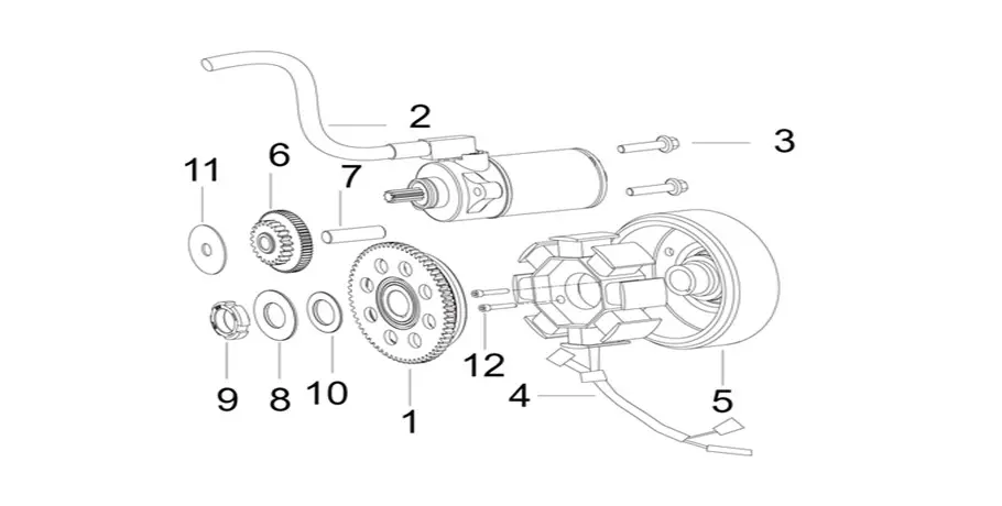 E08 - CONJUNTO DE MOTOR DE ARRANQUE.