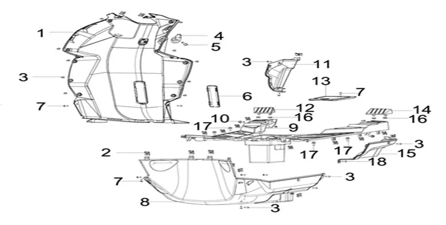 F16 - Conjunto LEG SHIELD