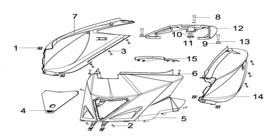 F17 - Conjunto de cubierta frontal