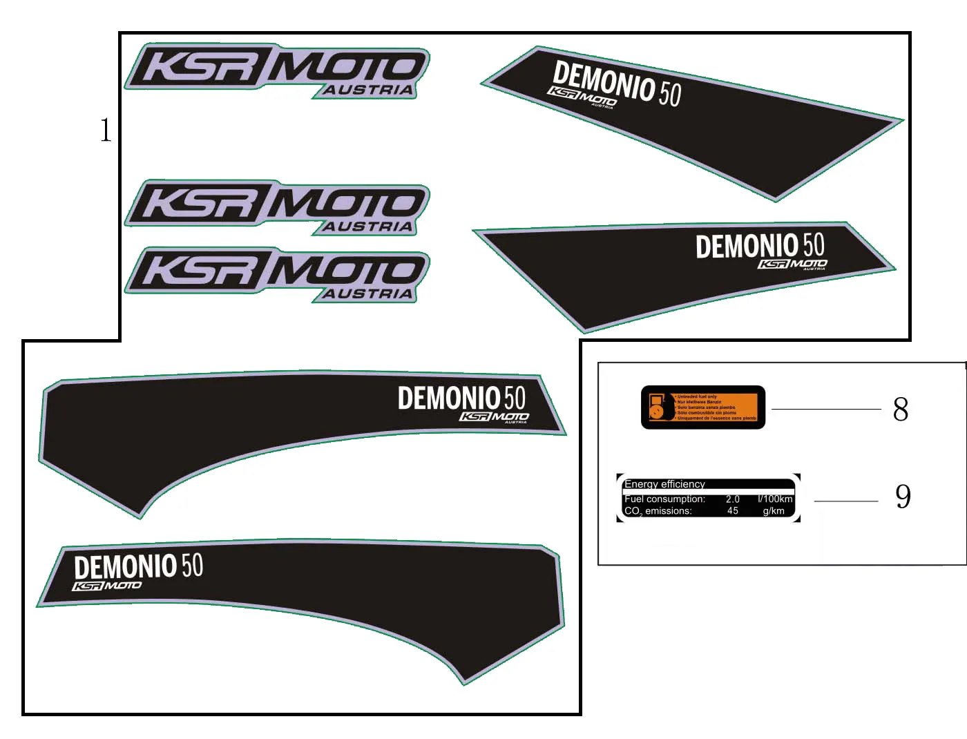 KSR MOTO Demonio 50 - 25km/h