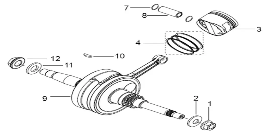 KEEWAY LOGIK 125 - 2012