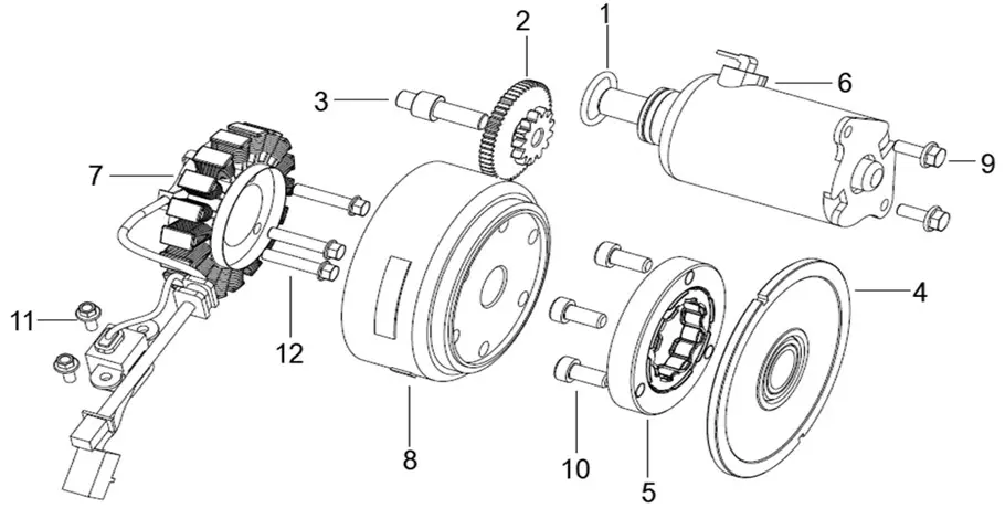 KEEWAY LOGIK 125 - 2012