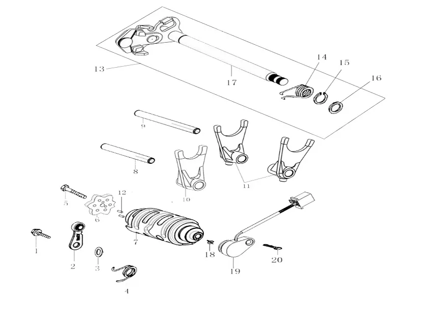 E09 - GEARSHIFT MECHANISM