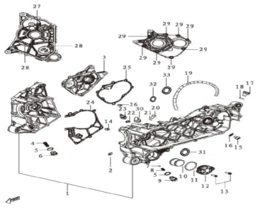 E03 - Carters centrales