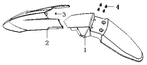 F15 - Guardabarros - Delantero