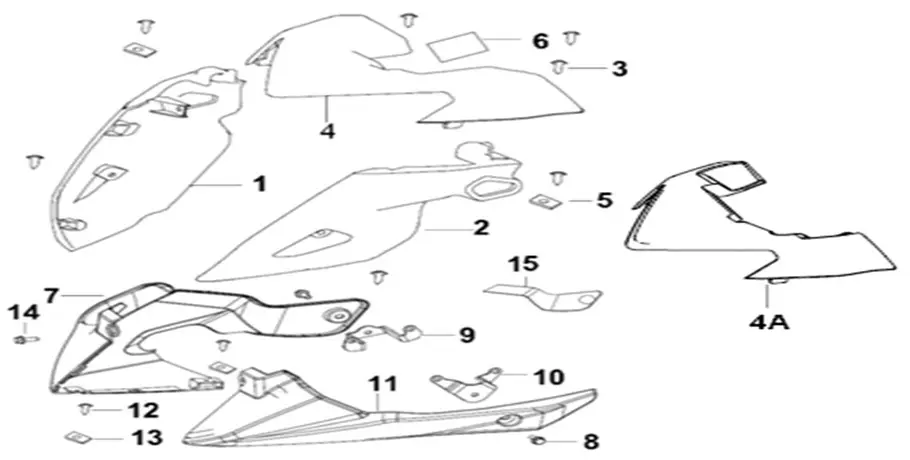 F17 - Conjunto de cubierta frontal.