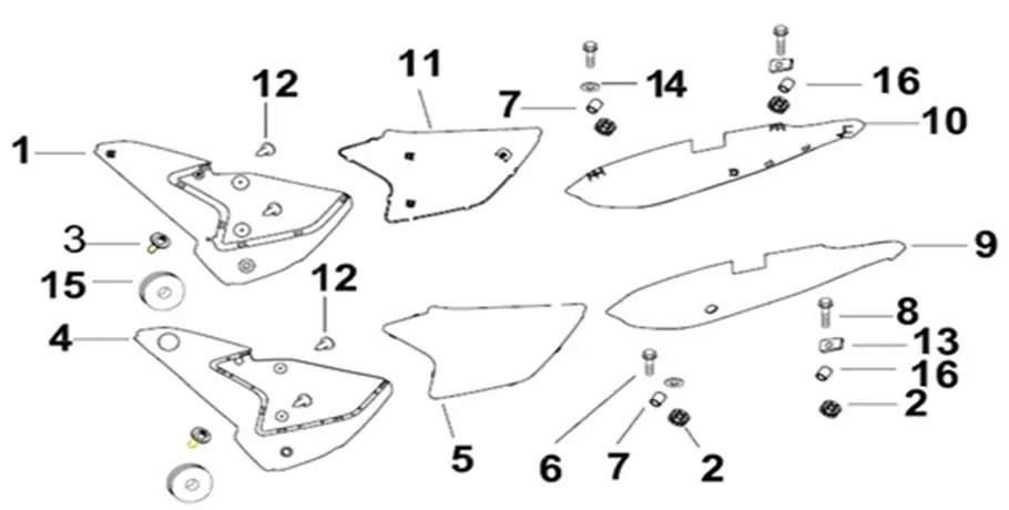 F18 - CONJUNTO DE CUBIERTA LATERAL.