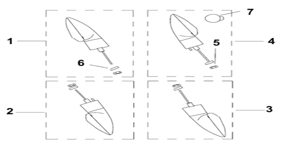 F22 - CONJUNTO DE LUZ INTERMITENTE.