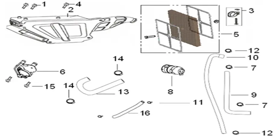 F06_3 - FILTRO DE AIRE (para el mercado de 125cc EEC3)