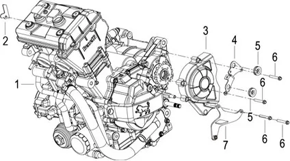 Benelli 502 C Cruiser E4  65436P360000  PLACA