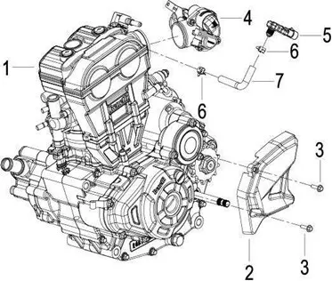 Benelli Leoncino 250 E4  C2515002BG00  MOTOR COMPLETO LEONCINO 250