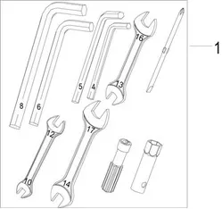 F20 CONJUNTO DE KIT DE HERRAMIENTAS