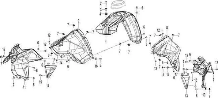 F16 TAPA DEL DEPÓSITO DE COMBUSTIBLE