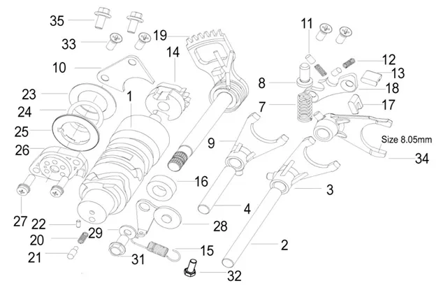 E11 - Selector cambio