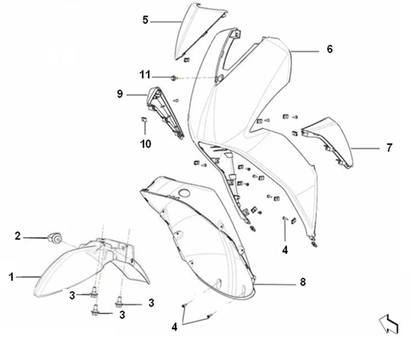 F11 - Tapa anterior