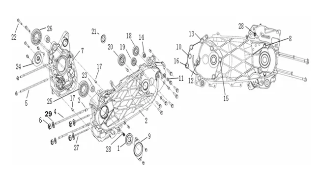 E04 - Carters centrales