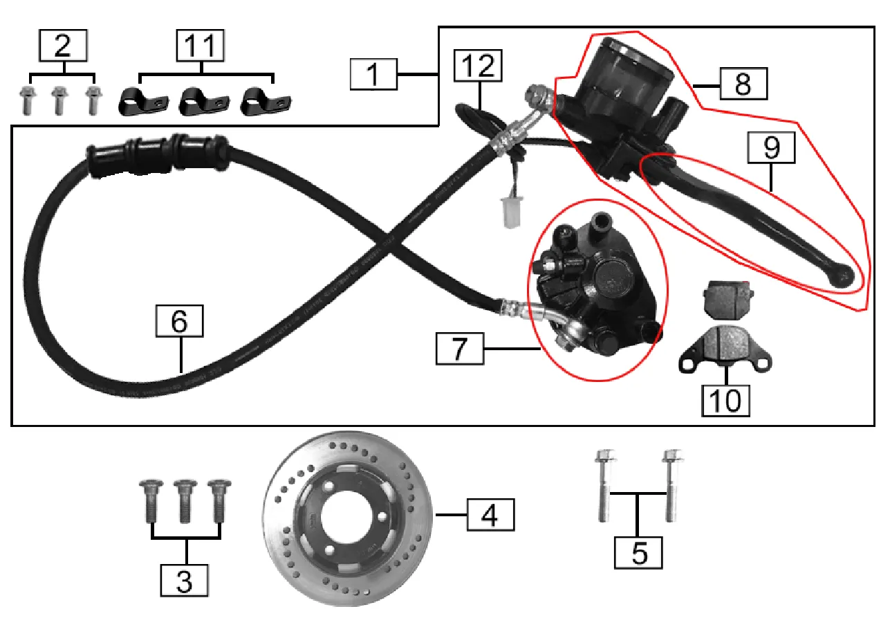 F14 - Freno - Trasero